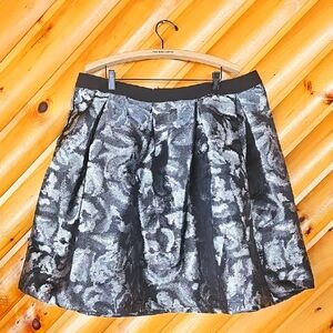 Elegant Black and Silver Women's Skirt